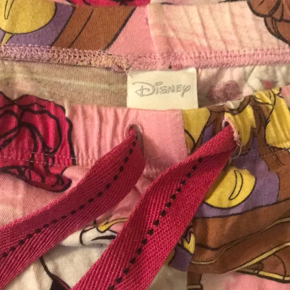 Official Disney Princess Ariel & Bell PJ Pants - Picture 2 of 5